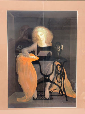 Leonor Fini " La Machine a Coudre" 1978 Serigraph 31/250 Signed