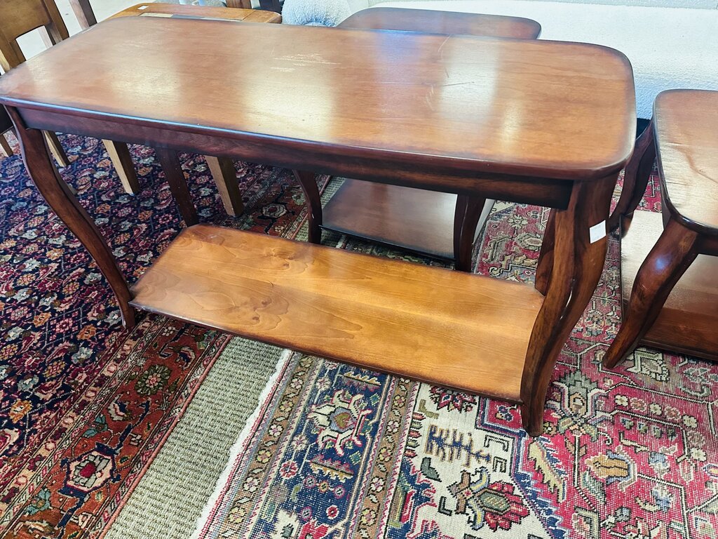 Wooden Console Table / Sofa Table 48x17x29