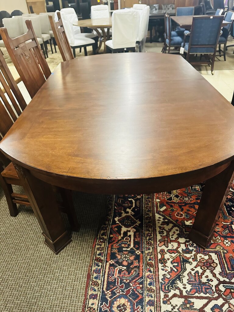 Mission Style Dining Set (table + 6 chairs) 66x42x29