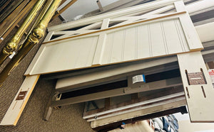 White Wooden Headboard (please measure)