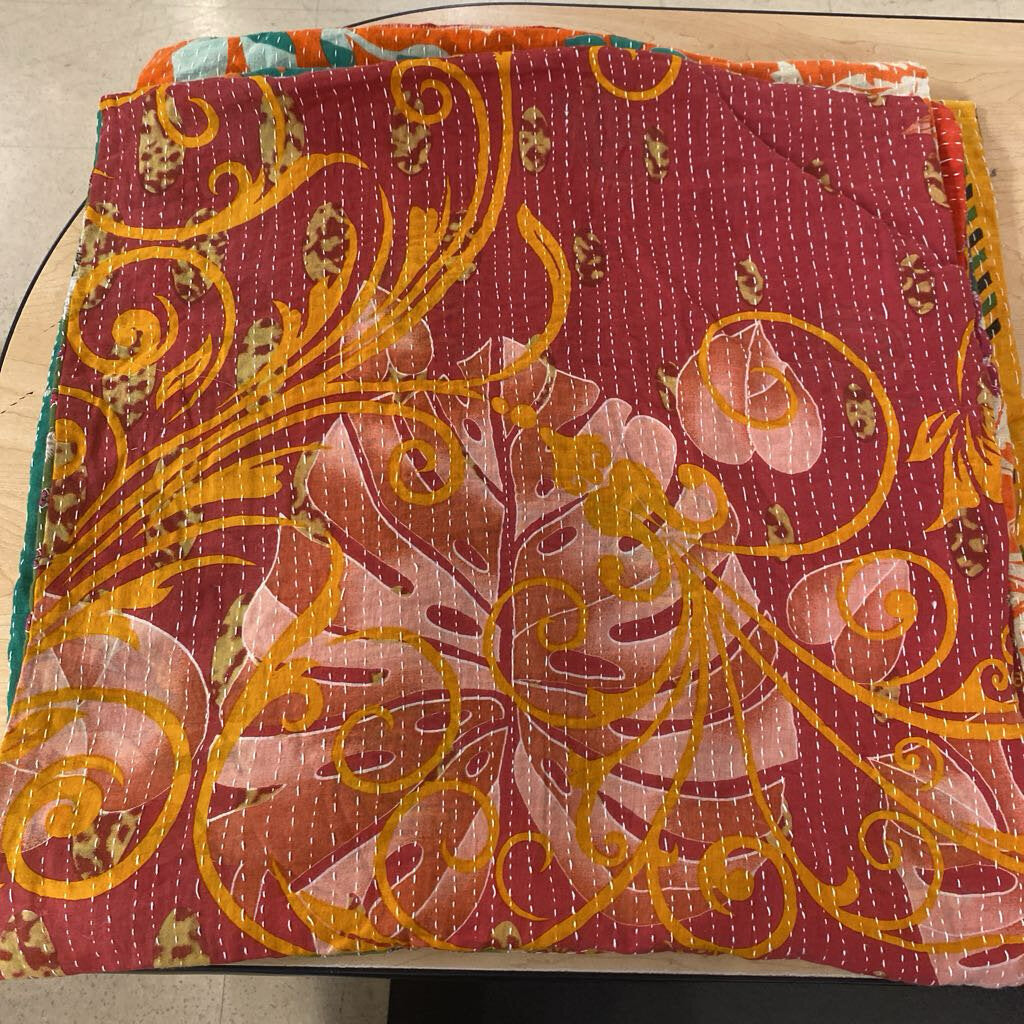 Kantha Handstitched Throw Pillow Cover 22x22 (Each $10)