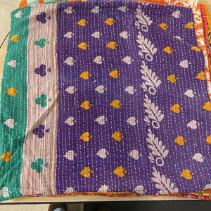 Kantha Handstitched Throw Pillow Cover 22x22 (Each $10)