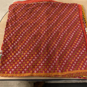 Kantha Handstitched Throw Pillow Cover 22x22 (Each $10)