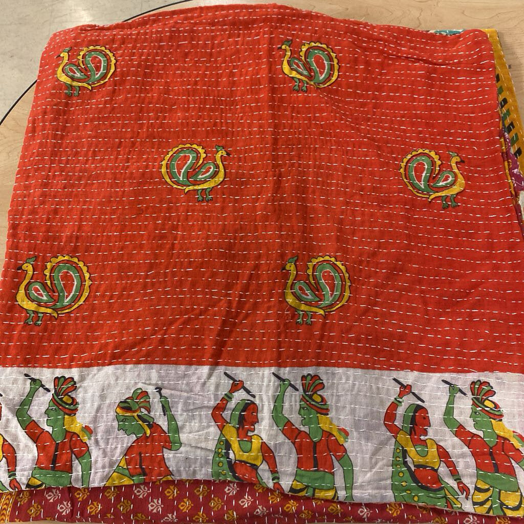 Kantha Handstitched Throw Pillow Cover 22x22 (Each $10)