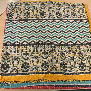 Kantha Handstitched Throw Pillow Cover 22x22 (Each $10)