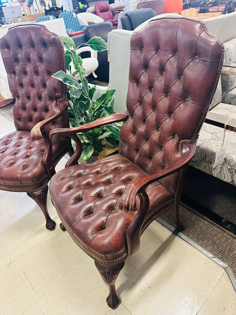 Schafer Bros. Chesterfield Chairs (pair)