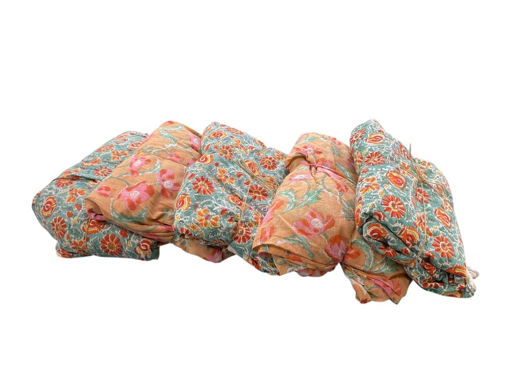 Indian Floral Cotton Fabric (10 Yards) ($30 Each)