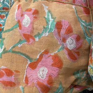 Indian Floral Cotton Fabric (10 Yards) ($30 Each)