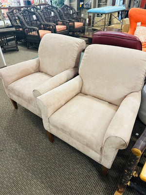 Flexsteel Suede Armchair Orig $1000