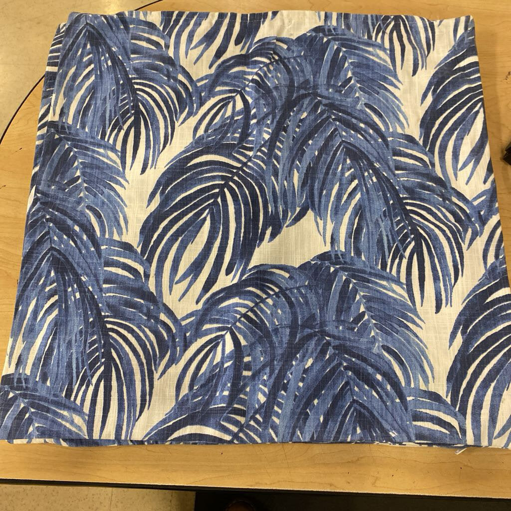 Palm Leaf Throw Pillow Cover 22"