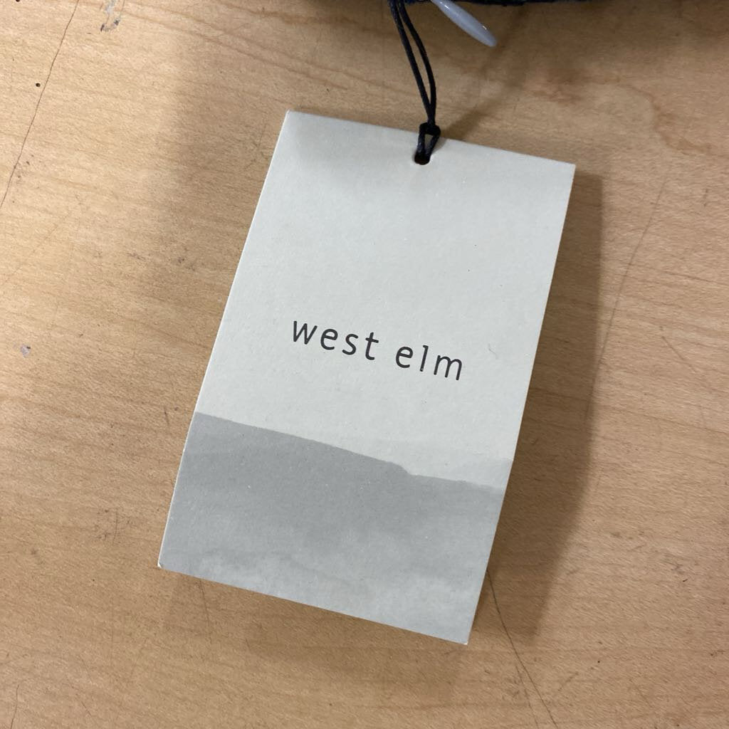 West Elm Regal Blue Velvet Pillow Cover 20"