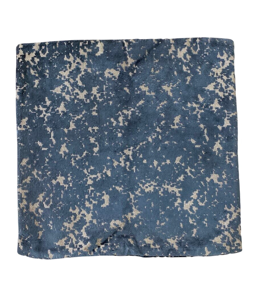 West Elm Regal Blue Velvet Pillow Cover 20"