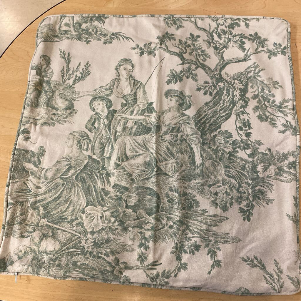 Maison d' Hermine "The Miller" Green 20" Pillow Cover