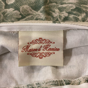 Maison d' Hermine "The Miller" Green 20" Pillow Cover