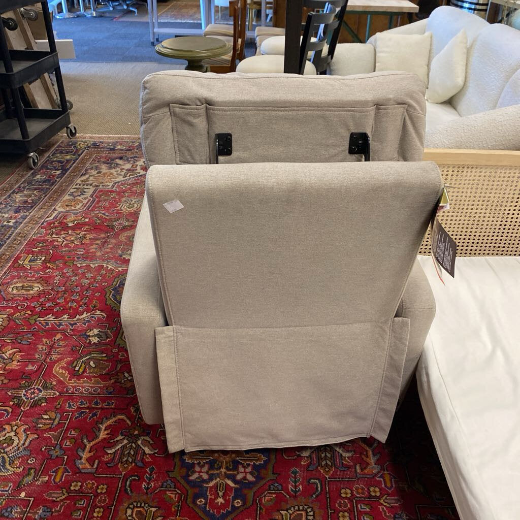 Tallula Fabric Glider Recliner & Power Headrest Orig. $599