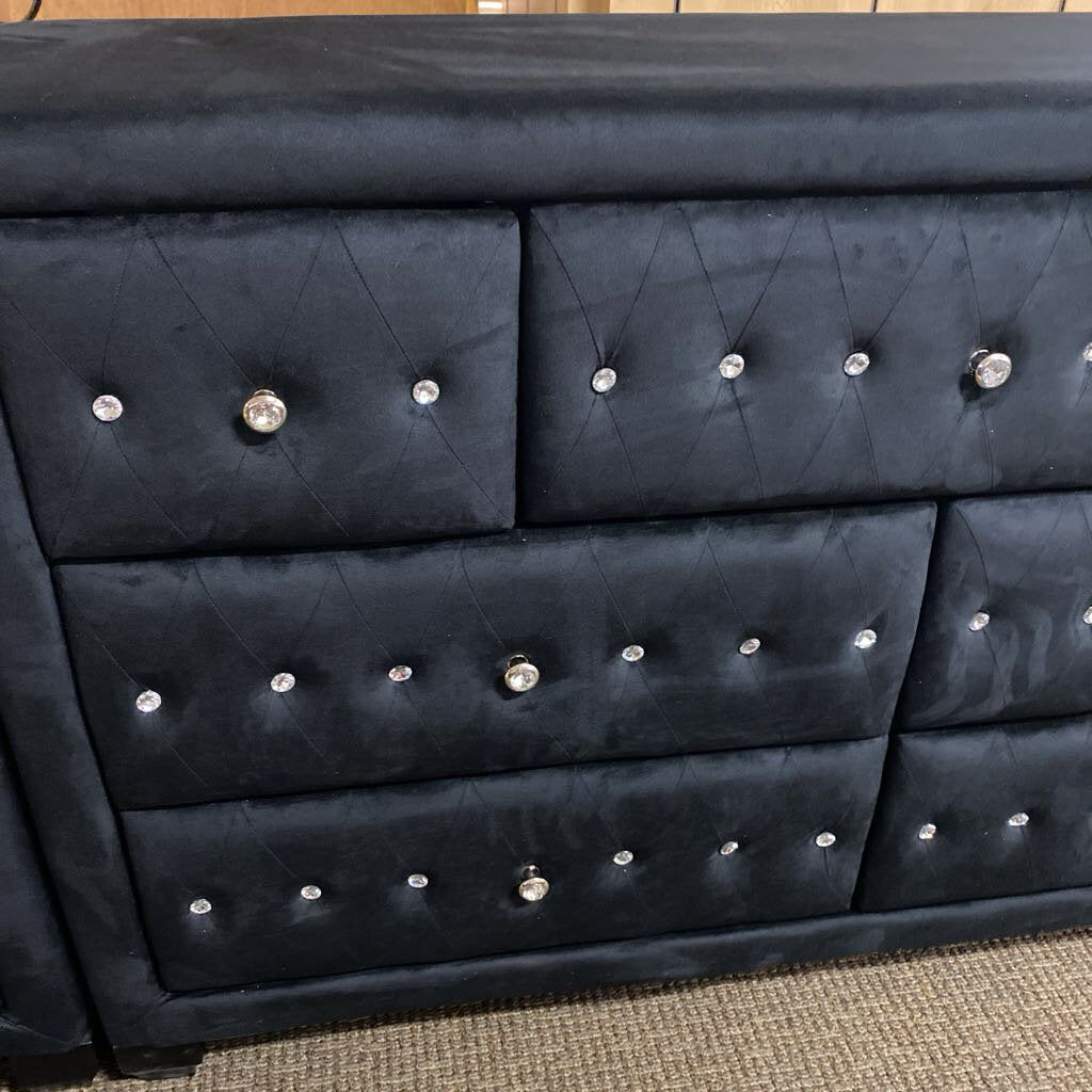 Galaxy Home Tufted Velvet Dresser Orig $826 (60x16x38)