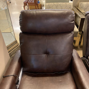 Abbyson Leather Power Swivel Glider Recliner Orig. $750