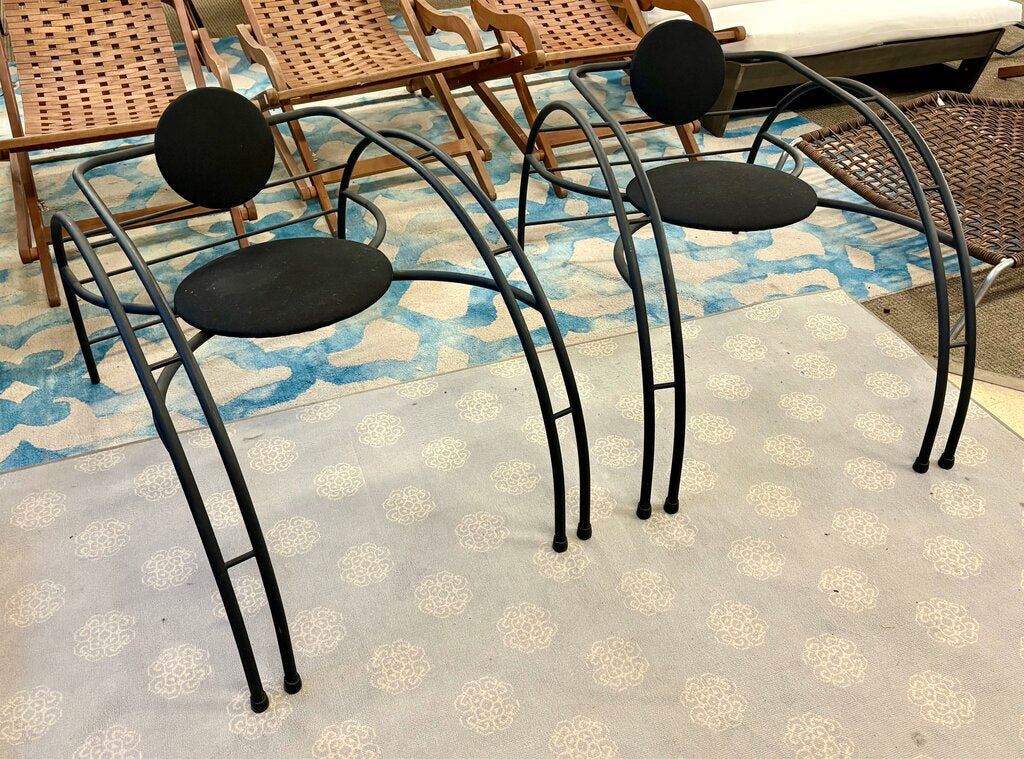 MCM Les Amisca Style Black Spider Chair