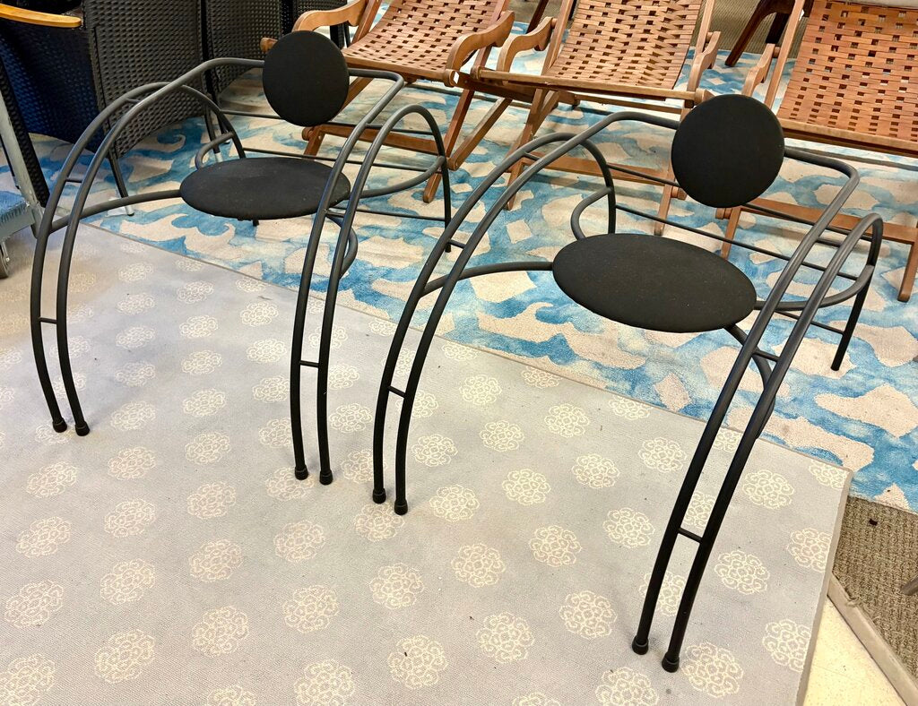 MCM Les Amisca Style Black Spider Chair