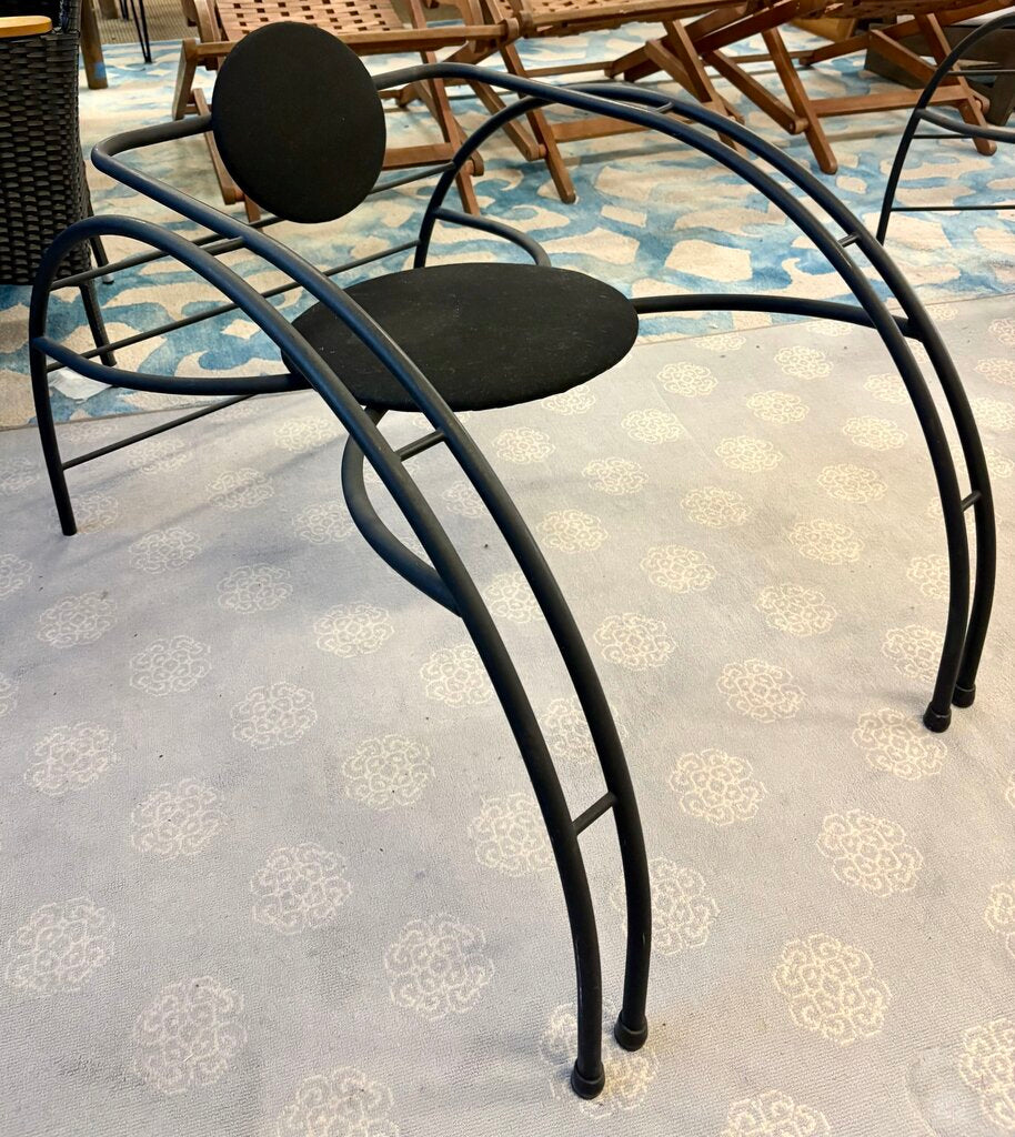 MCM Les Amisca Style Black Spider Chair