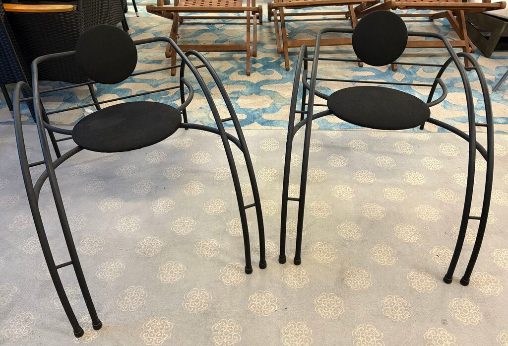 MCM Les Amisca Style Black Spider Chair