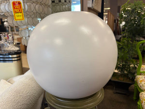 ASA Germany White Ceramic Spherical Vase 92291