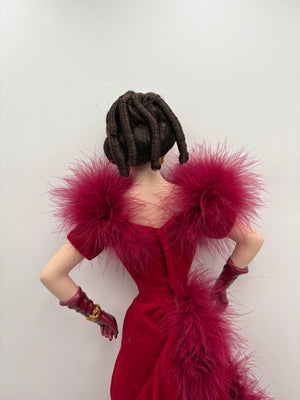 Franklin Heirloom Dolls Scarlett O'Hara's Red Dress 23" Mint in Box