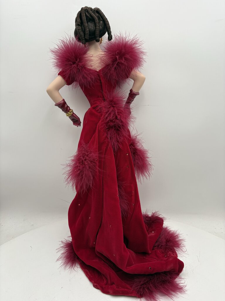 Franklin Heirloom Dolls Scarlett O'Hara's Red Dress 23" Mint in Box