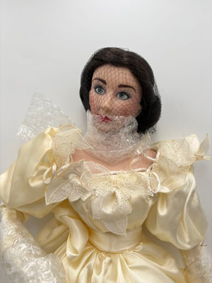 Franklin Heirloom Dolls Scarlett O'Hara's Wedding Dress 22" Mint in Box