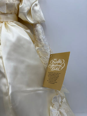 Franklin Heirloom Dolls Scarlett O'Hara's Wedding Dress 22" Mint in Box