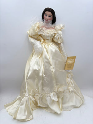Franklin Heirloom Dolls Scarlett O'Hara's Wedding Dress 22" Mint in Box