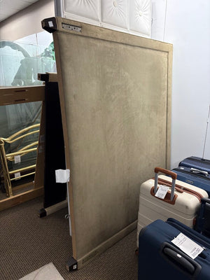 Restoration Hardware Huntington Tan Suede King Head Board