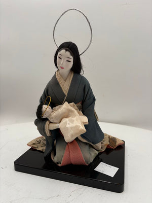 Japanese GoFun Doll Madonna & Child Figural on Stand