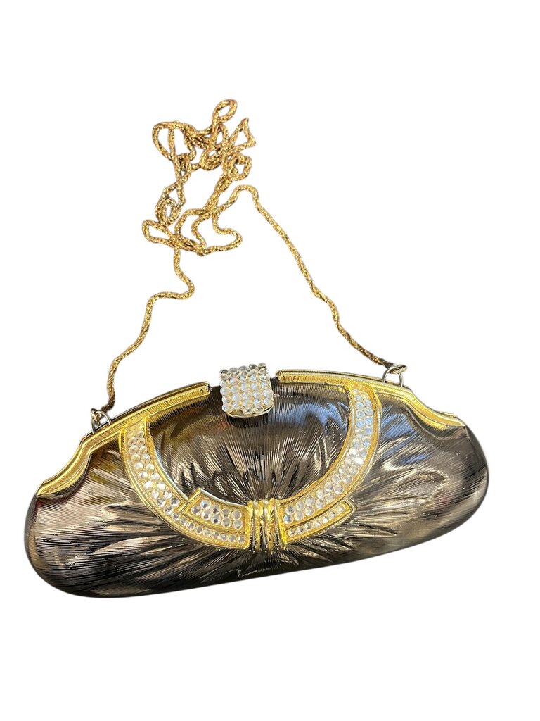 Vintage Sasha Jeweled Hard Case Evening Purse