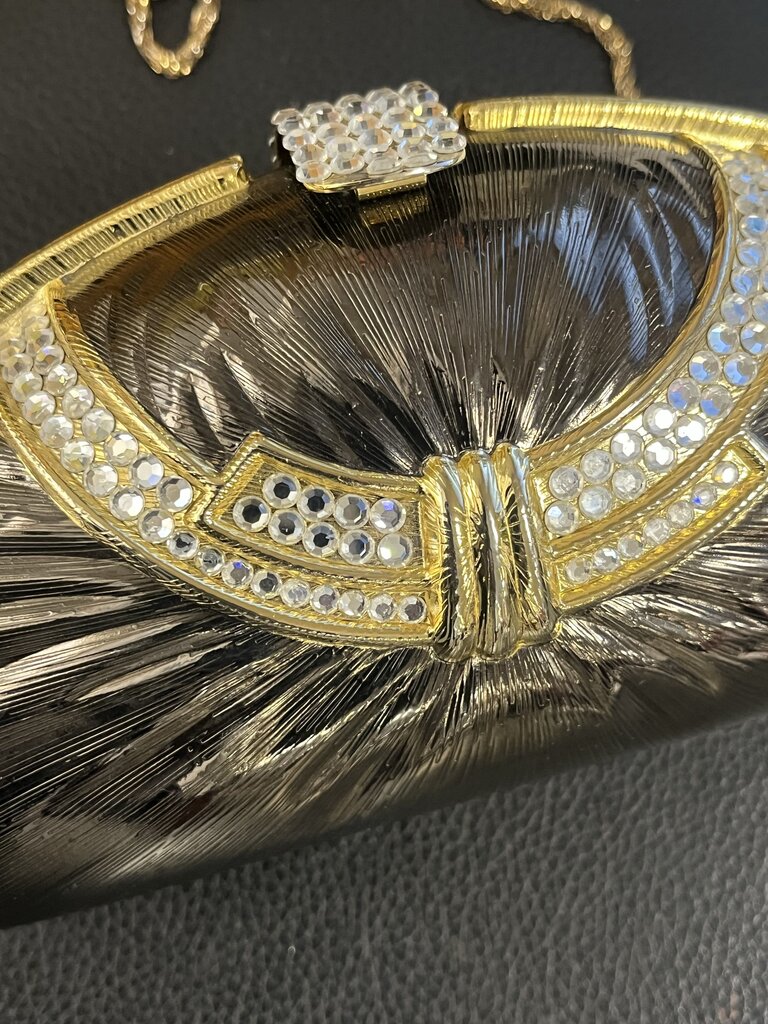 Vintage Sasha Jeweled Hard Case Evening Purse