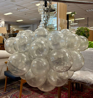 Muriel Resin Cast 5 Lamp Bubble Chandelier