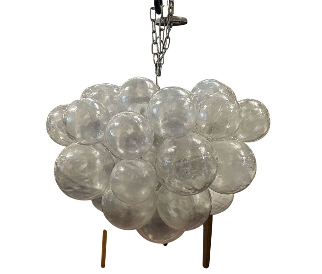 Muriel Resin Cast 5 Lamp Bubble Chandelier by Miss Daisy's Consignment & Auction House