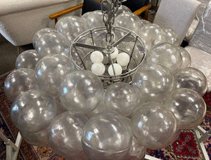 Muriel Resin Cast 5 Lamp Bubble Chandelier