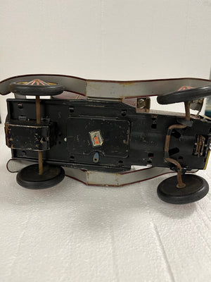 Vintage Rosko Japan Tin Grand-Pa Car