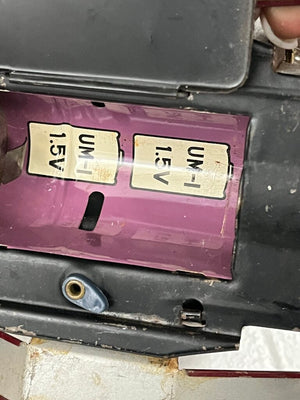 Vintage Rosko Japan Tin Grand-Pa Car