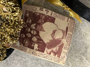 Otto Bassano Hand Painted Venetian Mask Gold