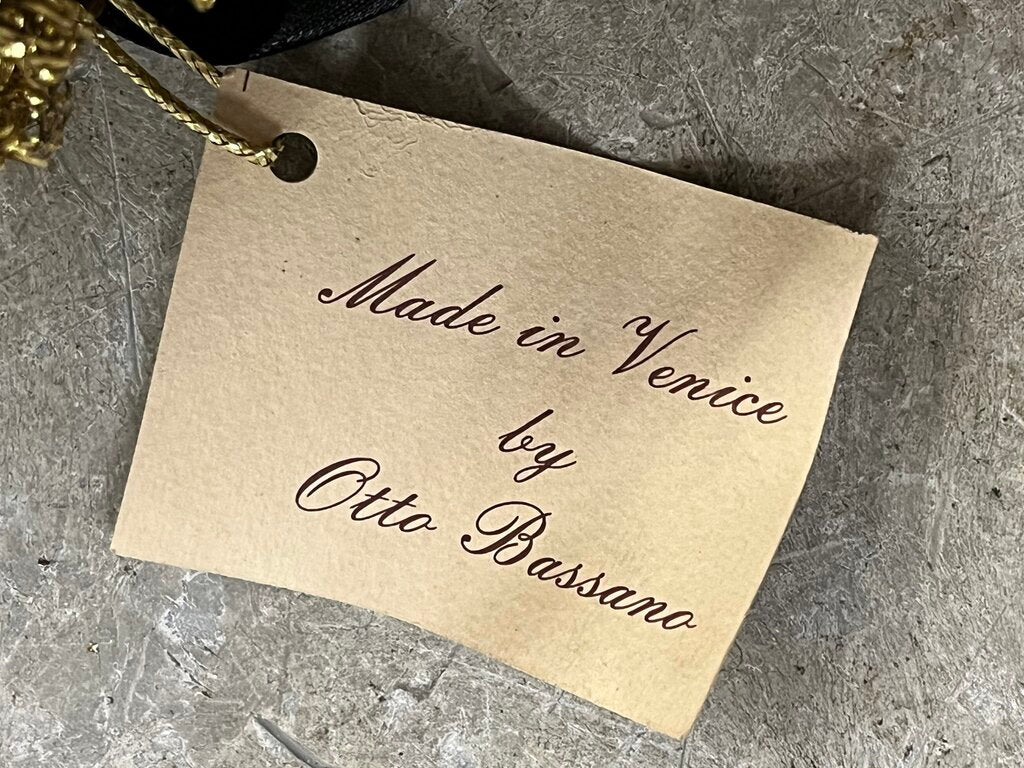 Otto Bassano Hand Painted Venetian Mask Gold