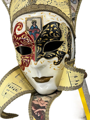 Hand Painted Venetian Mask Jester