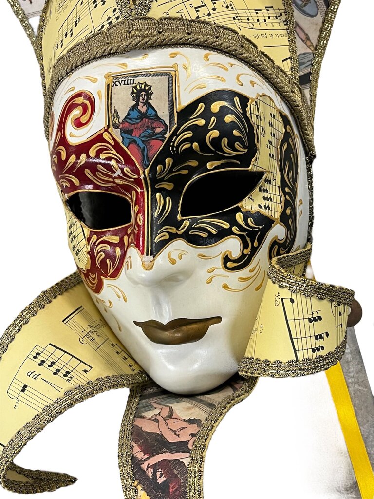 Hand Painted Venetian Mask Jester