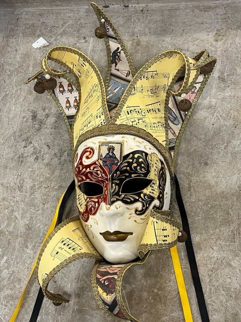 Hand Painted Venetian Mask Jester