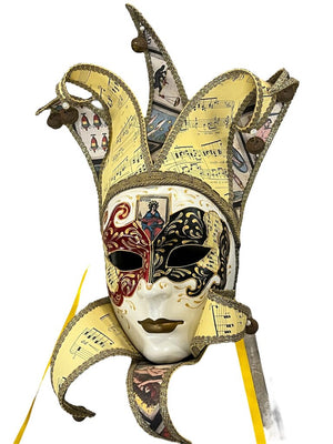 Hand Painted Venetian Mask Jester