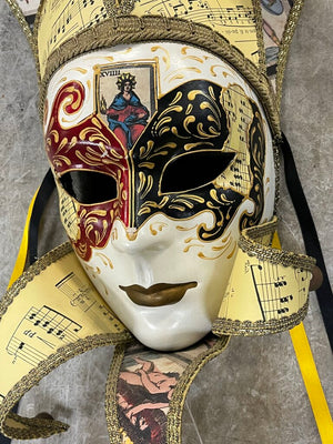 Hand Painted Venetian Mask Jester