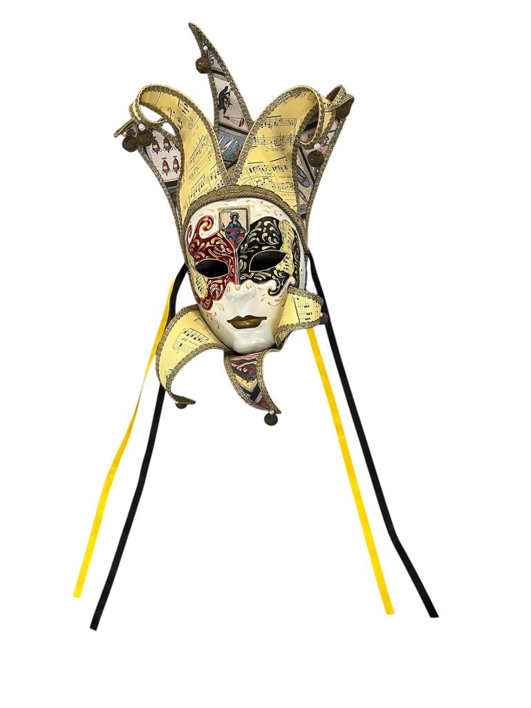 Hand Painted Venetian Mask Jester