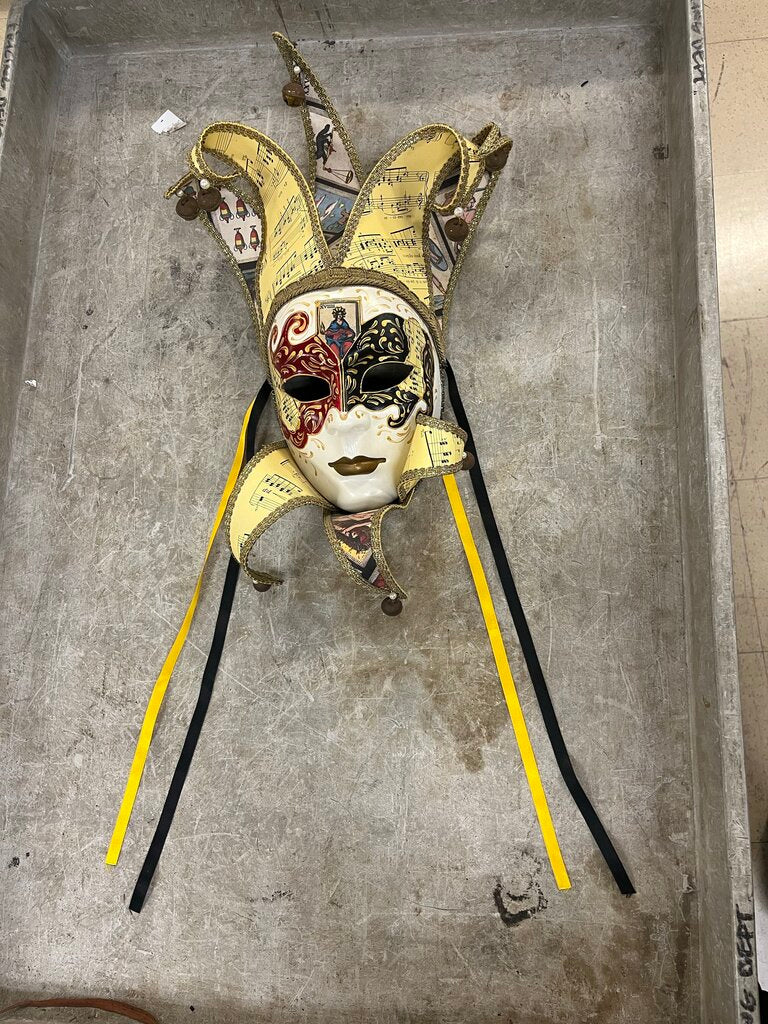 Hand Painted Venetian Mask Jester