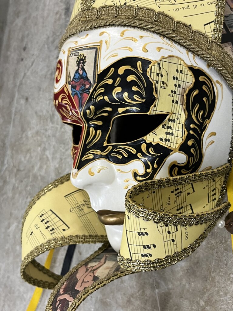 Hand Painted Venetian Mask Jester